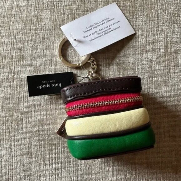 Kate Spade Italian Rainbow Cookie Coin Purse NWOT - Picture 4 of 6
